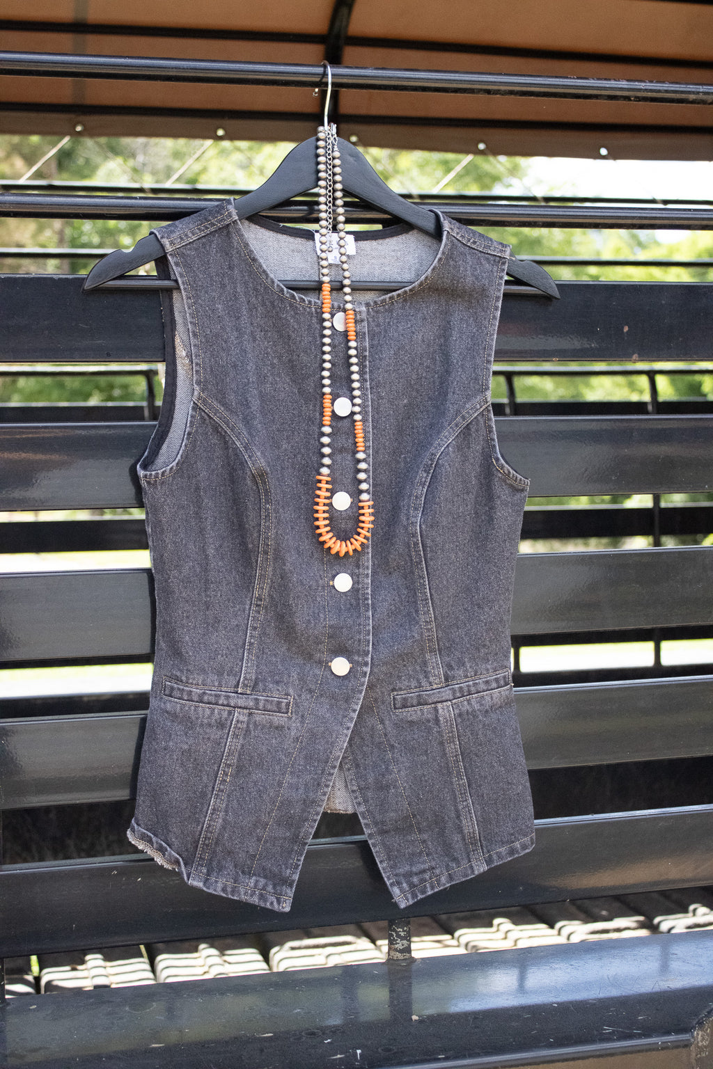 The Off Duty Denim Vest