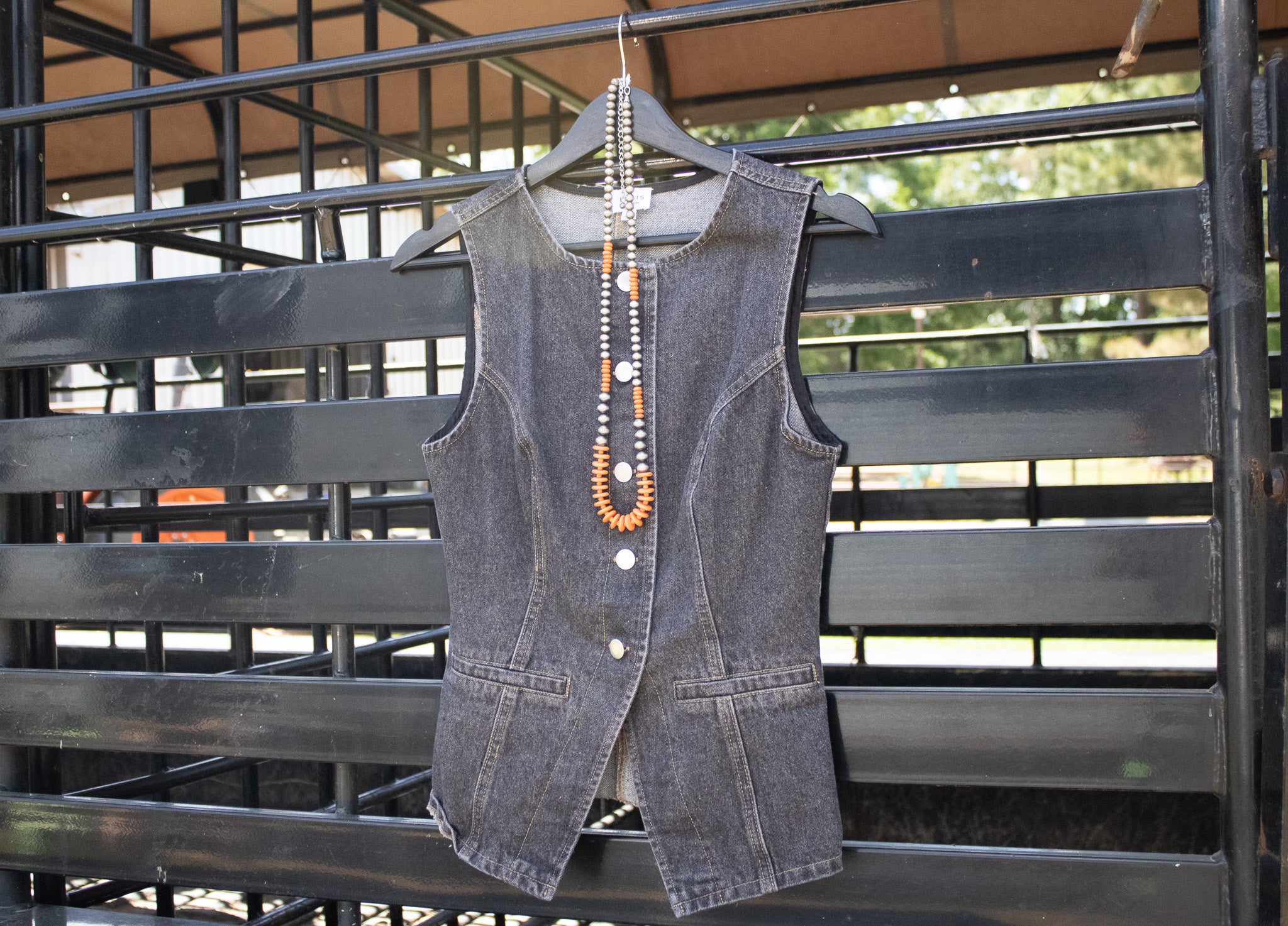 The Off Duty Denim Vest