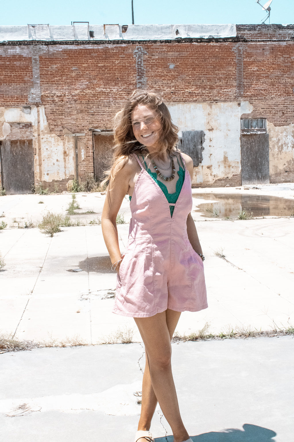 The Pink Palomino Romper
