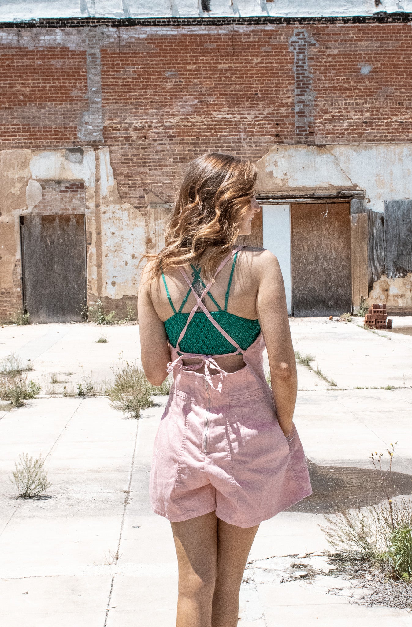 The Pink Palomino Romper