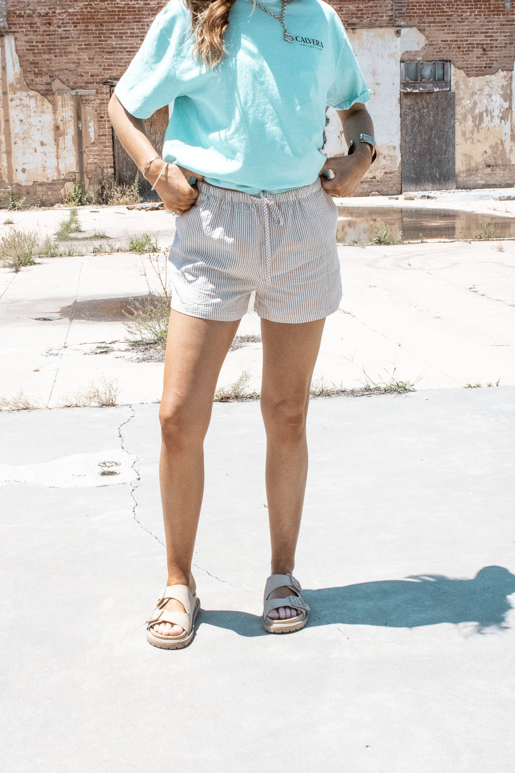 The Golden Coast Stripe Shorts