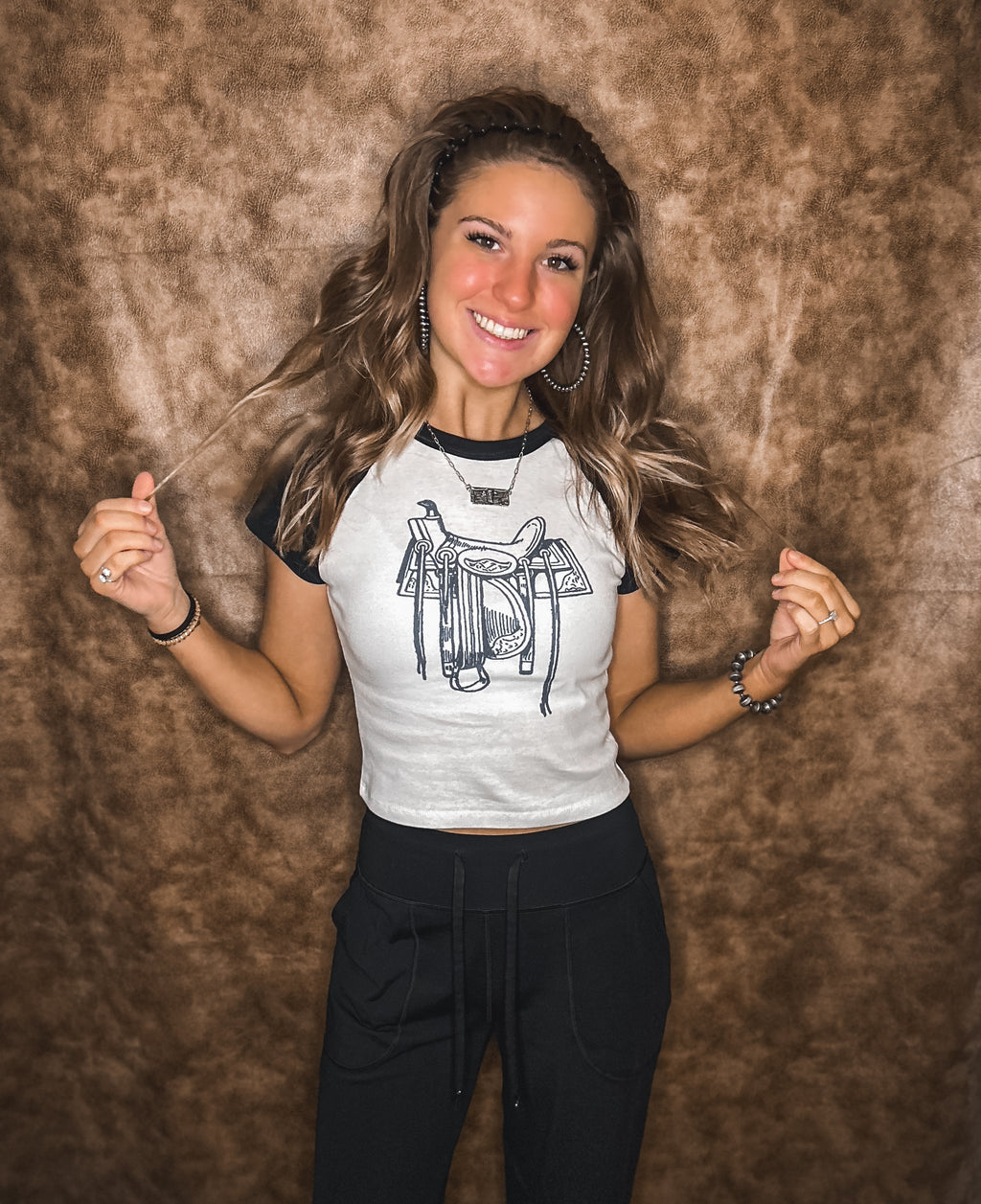 Saddle Up Baby Tee