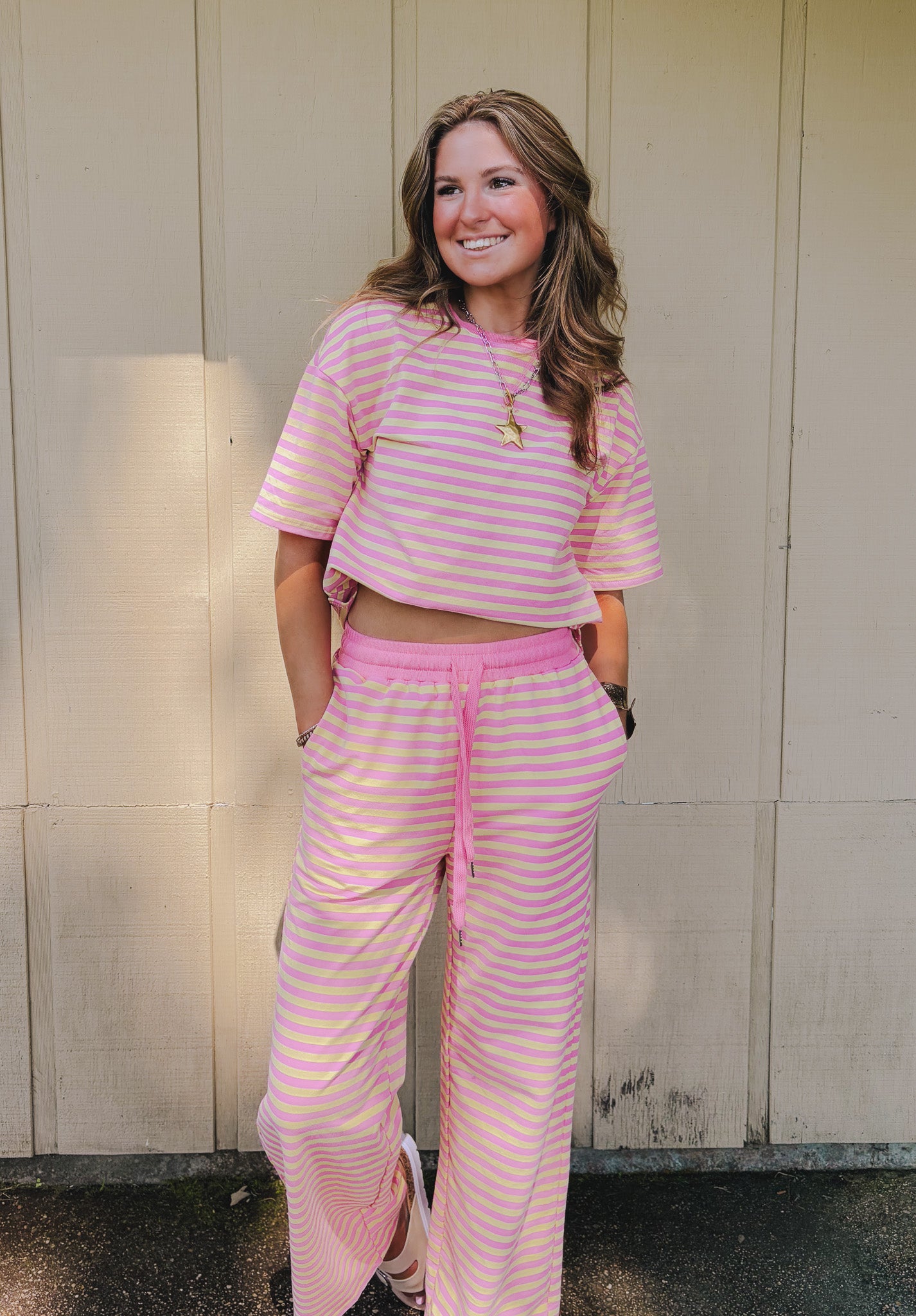 The Pink Cabana Set