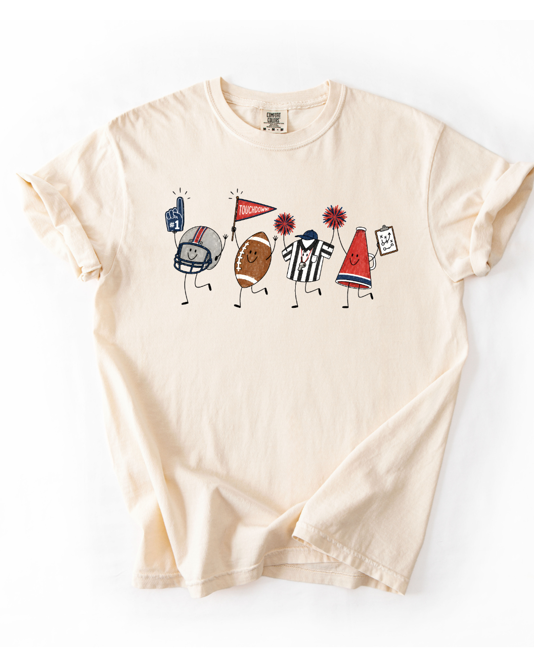 Football Doodles Tee